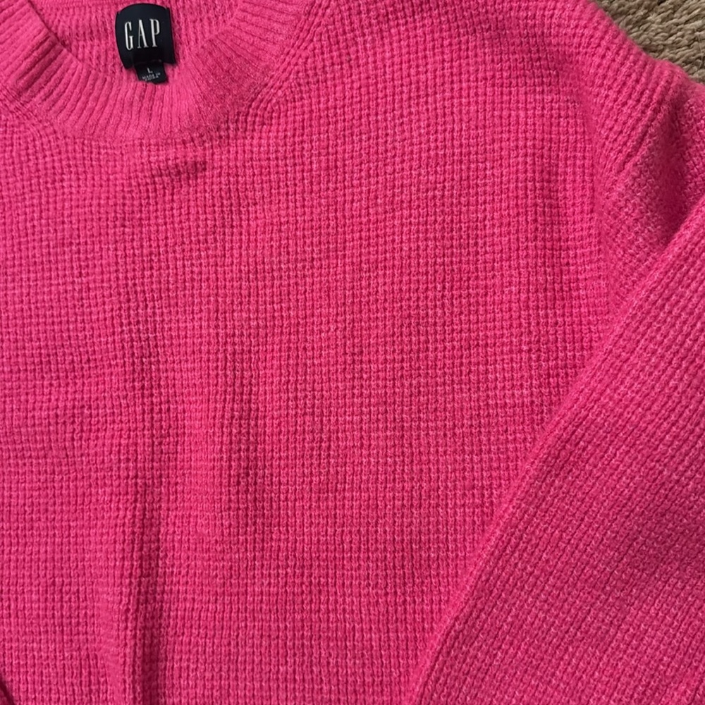 Gap waffle knit crewneck sweater - Picture 4 of 6